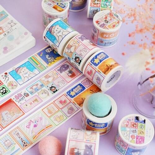 40mm Cartoon washi tape special ink decoration washitape DIY planner scrapbooking diary handbook masking tape