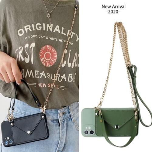 Portable Crossbody Chain Wallet Phone Case for Samsung Note 20 Ultra 10 Lite S105G S20 S21 A21S 51 71 31 41 50 70 12 32 42 52 72