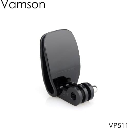 Vamson for go pro9 Black Hat Clip for Go Pro Hero 9 8 7 6 5 4 3+ for Yi 4K for SJCAM Sports Camera Accessories VP511