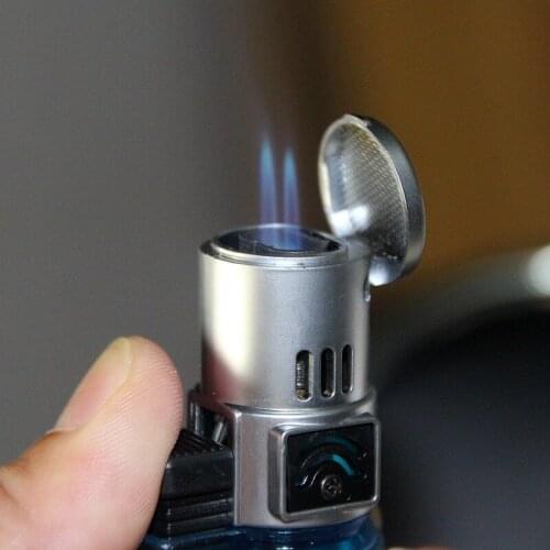 Double Straight Round Creative Small Spray Gun Welding Gun Lighter Smoking Accessories for Weed Briquets Et Accessoires Fumeurs