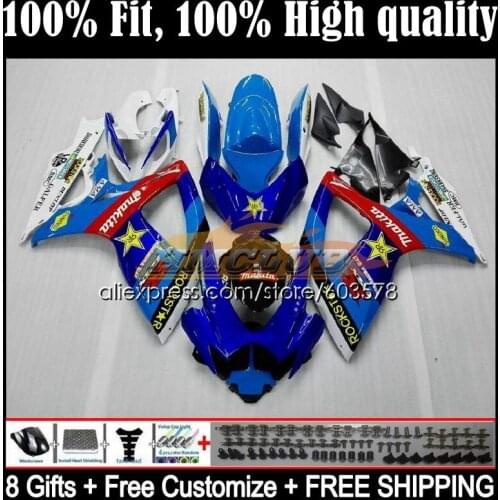 Injection For SUZUKI GSXR 600 750 CC GSXR-750 K6 750CC 5CL.14 GSXR750 GSXR-600 06 07 GSXR600 2006 2007 OEM Fairing Light bue