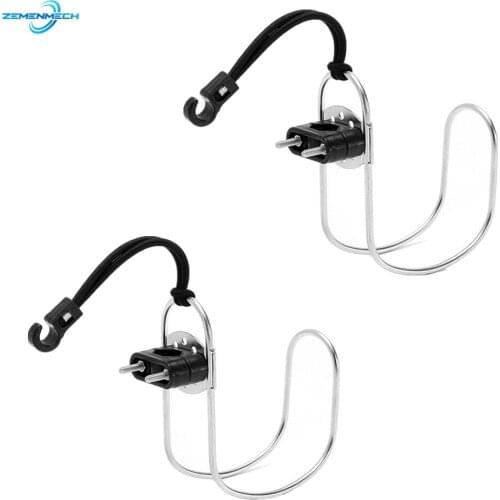 2PCS Marine Grade Stainless Steel Horseshoe Life Buoys Swimming Ring Holder Ship Buoy Bracket Lifebuoy Bracket Boat Accessories