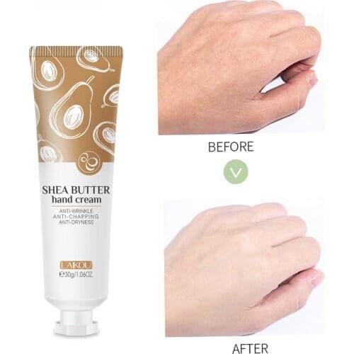 30g Shea Butter Hand Cream Natural Plant Extract Nourishing Hydrating Hand Skin Care Lotion Long Lasting Moisturizing