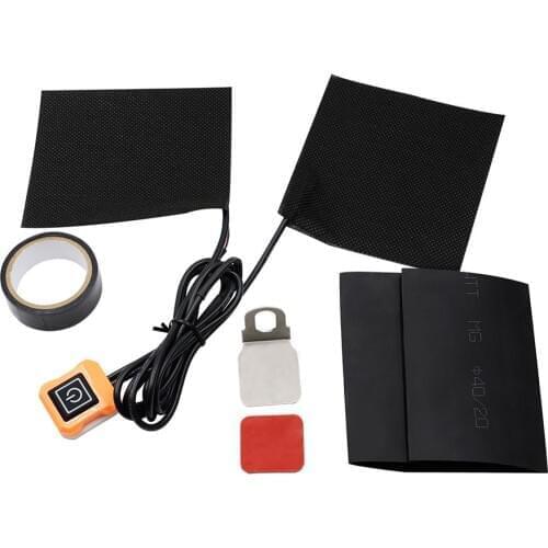 Motorcycle Intelligent Temperature Control 3speed Electric Hand Grip&Insulating Tape&Glue&Rear View Mirror Bracket Handlebar Pad