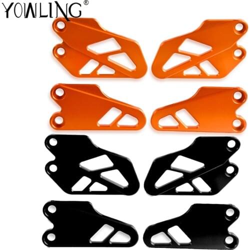 Motorcycle Front And Rear Heel Protective Cover Guard Foot Flanks Motorbike Accessories FOR 125 250 390 2017 2018 2019