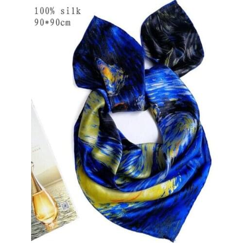 Naizaiga Women's Silk Scarves