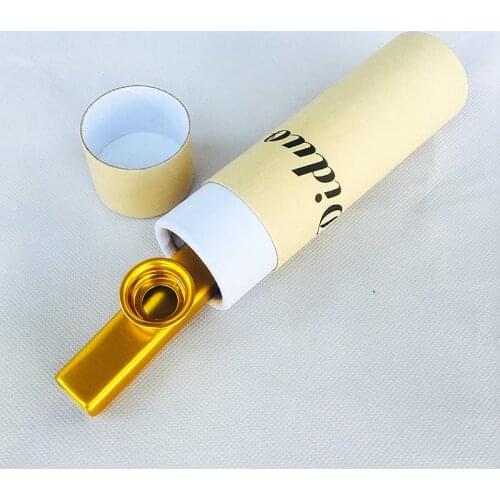 New Orff Musical Metal Kazoo Kazoo Accompaniment Musical Instrument Paper Tube Color Random