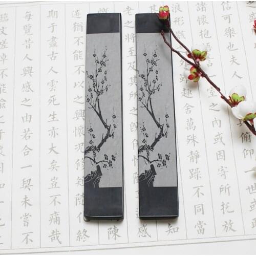 Chinese Calligraphy Special Stone Paperweights Classical Natural Stone PaperWeight 2pcs Paperweight Student Stationery Supply