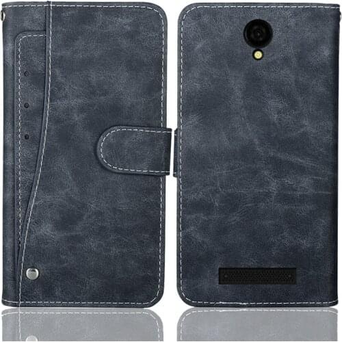 Luxury Wallet Case For Philips S260 Case 5.45" Vintage Flip Leather Business Protective Cover With Front Card Slots Phone Book