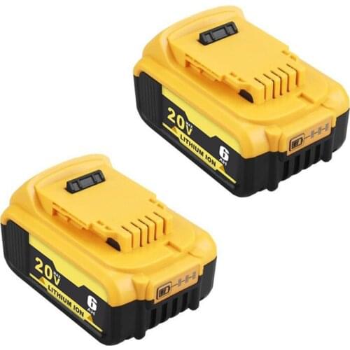 20V Replacement Battery 6000mAh Lithium Ion Premium Batteries Compatible with Dewalt Max XR DCB205 DCB204 DCB206 DCB180 DCB203