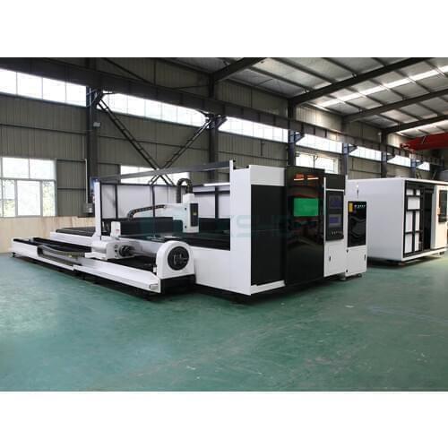 Fiber laser cutting machine metal with protection cover