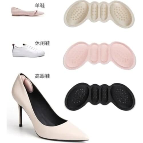 Women Insoles for Shoes High Heels Butterfly Adjust Size Heel Liner Grips Protector Sticker Pain Relief Foot Care Insert Cushion