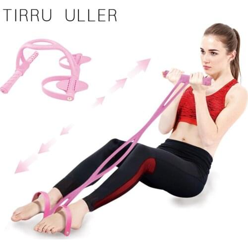 Fat Burner Resistance Bands Latex Pedal Exerciser Sit-up Pull Rope Expander Elastic Bands Yoga Pilates Sport Training Equipment