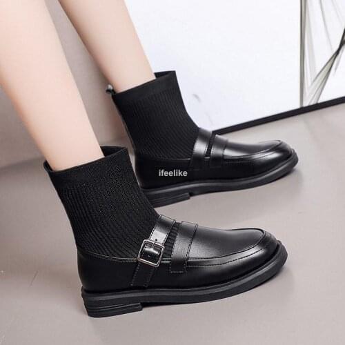 Winter Shoes New Women Boots Wedge Heels Non-slip Womens Boots Large Size Mother Warm Boots Famale Snow Boots