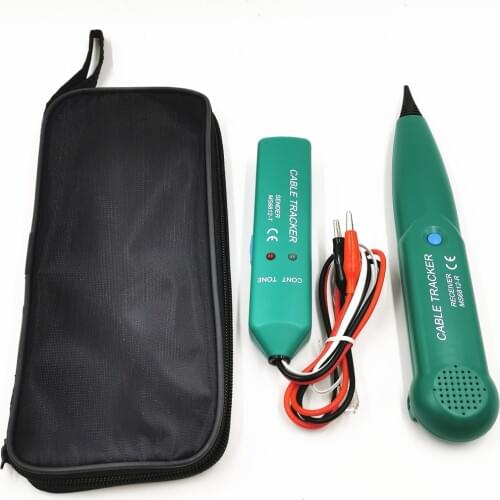 1 pcs MS6812 Wire Network Telephone Cable Tester Line Tracker with carry bag Telephone Networking Tools wholesale