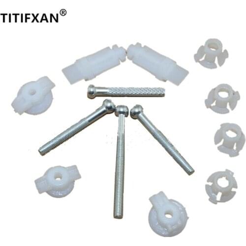 2 Sets auto headlight adjust fixed screws bolt repair set clips for 06 year Santana light parts kit fasteners