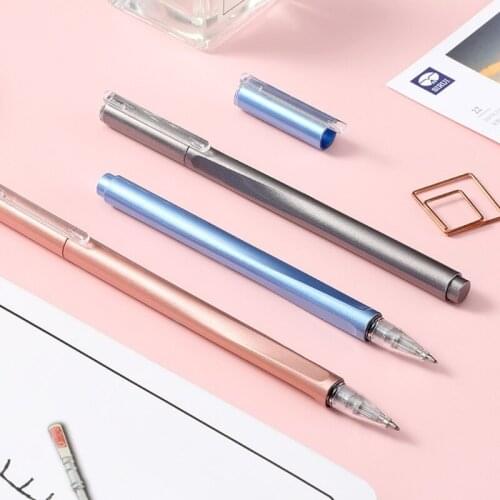 3 Pcs 0.5mm Black Gel Pens Ballpoint Pen Writing Tool Office School Stationery D08A