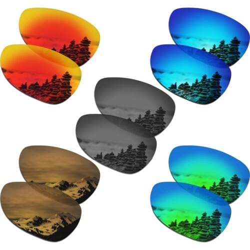 SmartVLT 5 Pairs Polarized Sunglasses Replacement Lenses for Oakley Felon - 5 Colors
