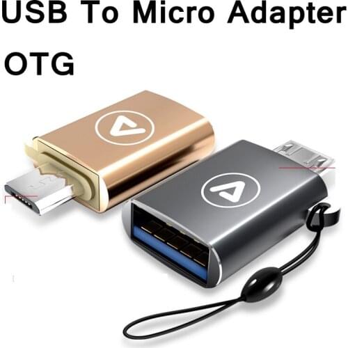 1PCS Micro USB (Male) to USB (Femal) adapter OTG Converter connector Data transmission adapter