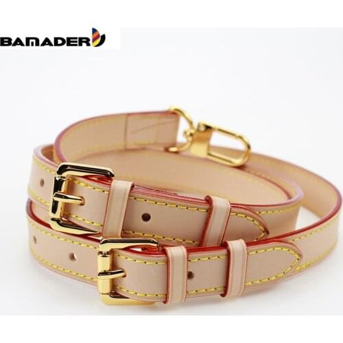 BAMADER Brand High Quality Genuine Leather Bag Strap Length 107CM-119CM Luxury Adjustable Shoulder Strap Women Bag Accessorie