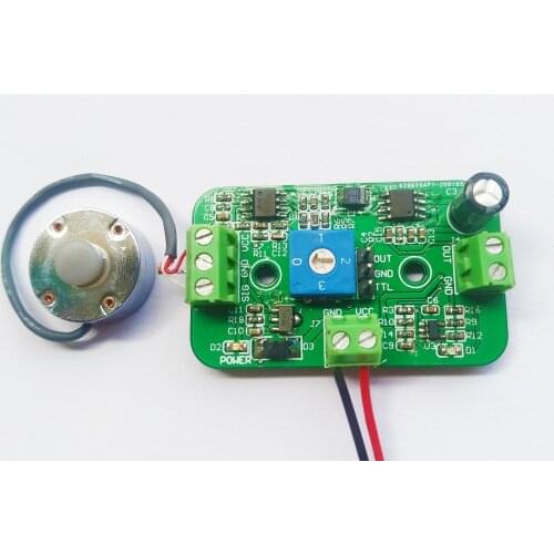 CM01 Contact PVDF Sensor Electronic Stethoscope Pulse Heartbeat Built in Amplifier Circuit