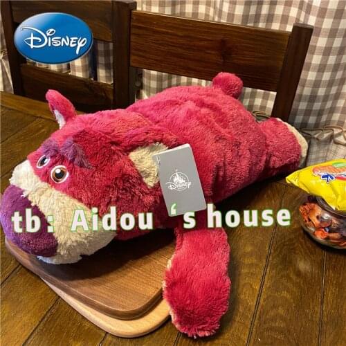 Disney Prone Position Strawberry Bear Scented Fragrant Grain Plush Doll Ornaments Toy Doll