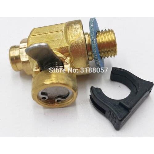For F103S Short Nipple Quick Oil Drain Valve Plus LC10 Clip M12-1.25 Thread