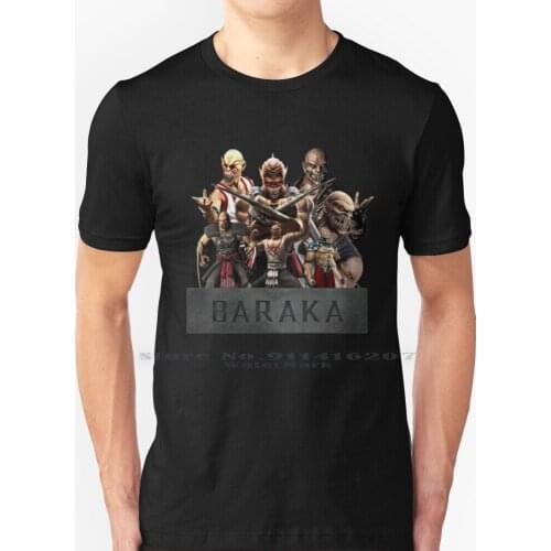 Mortal Kombat - Baraka T Shirt 100% Pure Cotton Mortal Kombat Baraka Mortal Kombat Mortal Kombat 2 Video Game Sub Zero Lui Kang