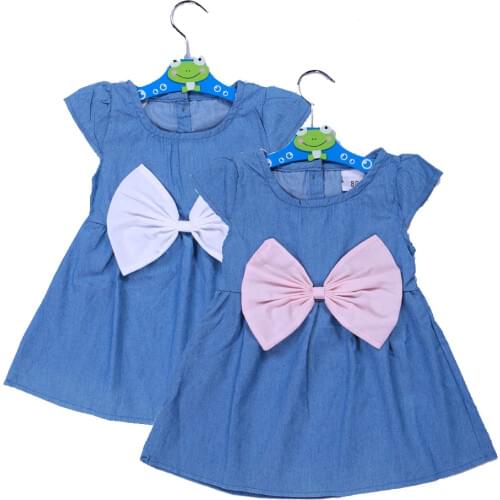 Джинсовые платья для малышек Hooyi China At AliExpress