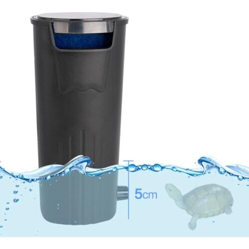 Waterfall Aquarium Turtle Fish Tank Oxygen Pump Built-In Low Water Level Filter 220-240V 5W Fish Aquarium Accessories