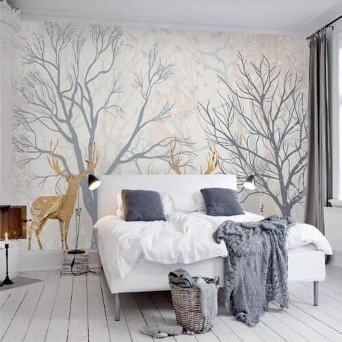 Creative simple TV background wall professional production mural factory wholesale wallpaper mural poster photo wall