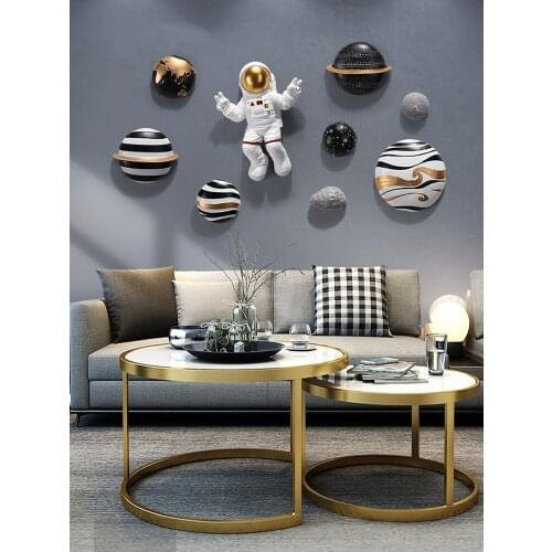 Nordic Style Astronaut Wall Decoration Pendant Boys Girls Bedroom Childrens Room Living Room Wall Hanging Ornaments Accessories