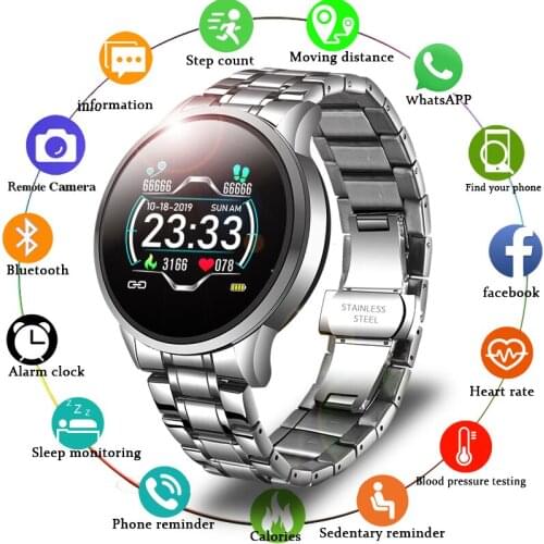 2021 new smart watch mens and womens heart rate and blood pressure sportswaterproofsmart watch, suitable for Android IOSphones