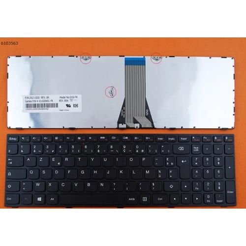 New French AZERTY For LENOVO G50-70 G50-70H G50-70AT G50-30 G50-45 B50-30 B50-70M Z50-75 BLACK FRAME BLACK Laptop Keyboard
