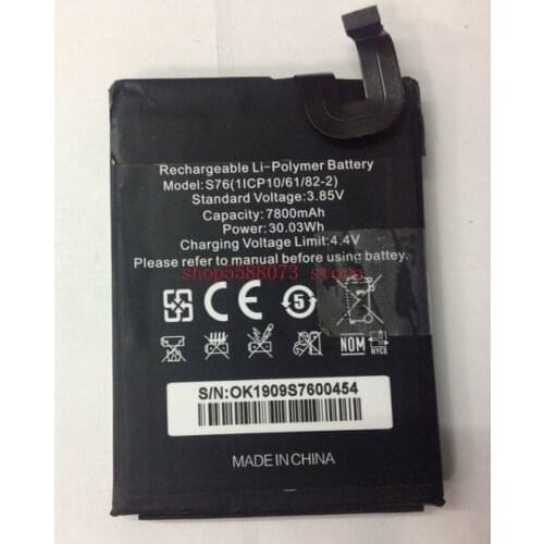 Oukitel wp7 phone battery 7800mah 3.85V for OUKITEL WP7 8000mAh 6.53'' Infrared night vision Mobile Phone