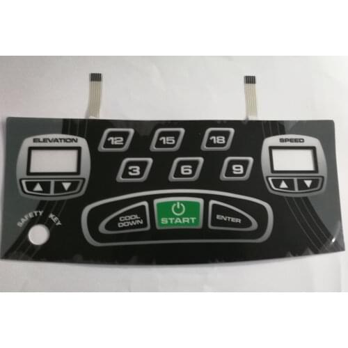 Steelflex XT-7600 Running Machine Film Switch