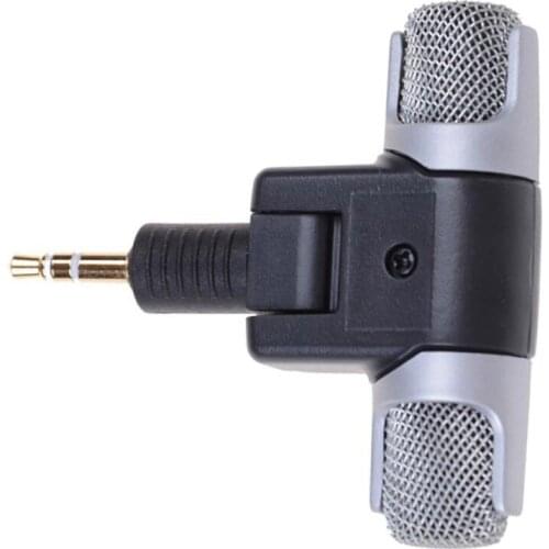 3.5MM Portable Microphone Stereo Electret Condenser For ECM-DS70P Clear Voice Mini Mic For Sony IPhone Samsung Android Phones