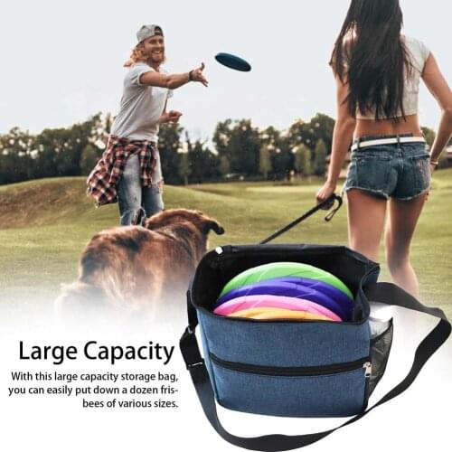 Dog Pet Flying Disc Trainning Backpack Bag Durable Disc Storage Bag Outdoor Golf Bags Travel Bag Golf Ball Bag Golf Backpack