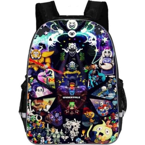 11/13/16 inch Undertale Backpack Animal Anime FNAF Freddy UT Sans Casual School Bags Toddlers Boys Girls Teenager Mochila Gift