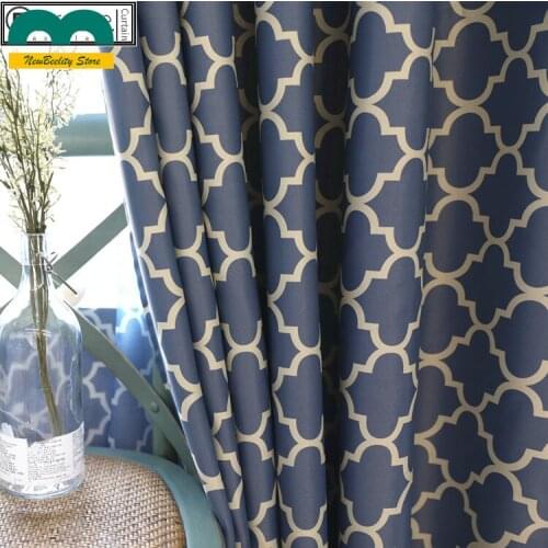 Printing Curtains for Living Dining Room Bedroom Drapes Screens American Villages European Style Blackout Curtain Customized