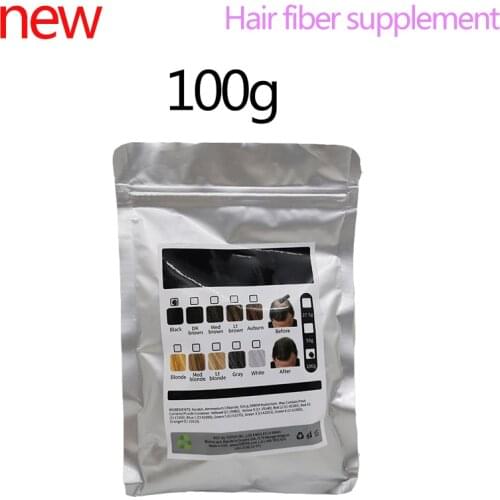 100g Hair Fibers Keratin Thickening Spray Building Fibers Bag Loss Products Instant Wig Regrowth Powders Refill Bag Repeated Use
