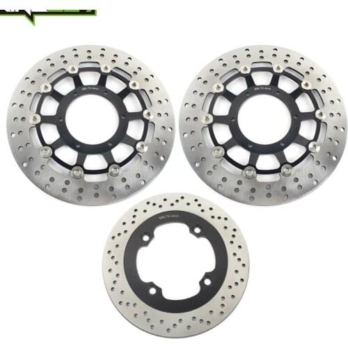 BIKINGBOY For Honda CB 900 F Hornet 919 02 03 04 05 06 Front Rear Brake Discs Disks Rotors Motorcycle 296mm 240mm Stainless