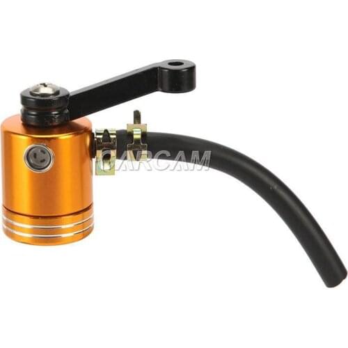 Universal CNC Motorcycle Motorbike Front Brake Clutch Tank Cylinder Fluid Oil Reservoir Gold