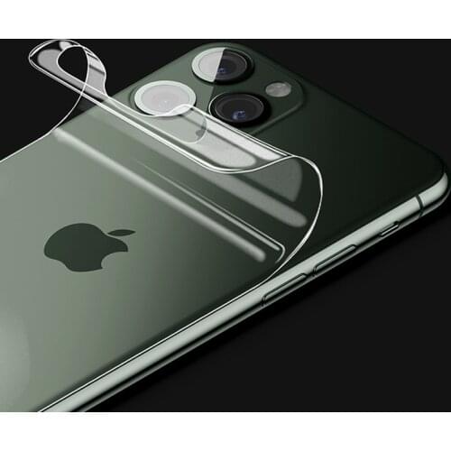Back Screen Protector TPU Film for iPhone 12 11 Pro X XR XS Max 7 8 6 6S Plus Soft Rear Hydrogel Protective Foil Film
