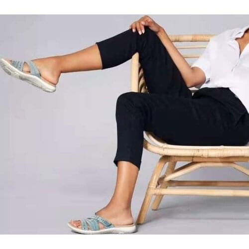 Women Slippers 2021 New Fashion Sandals Womens Thick Soled Comfortable Carved Ladies Outdoor Casual Slippers Sandals Women