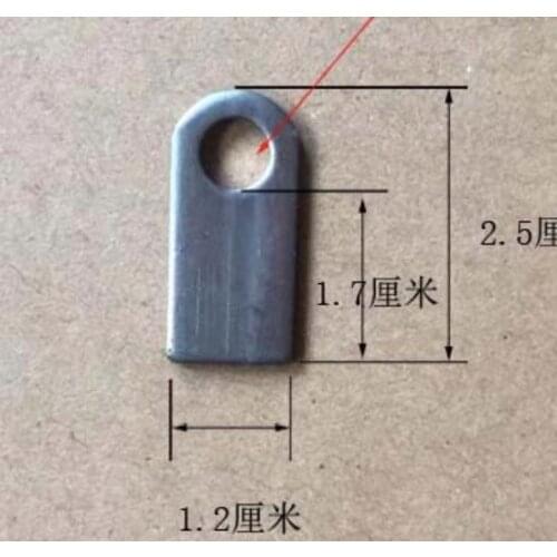 100pcs 12x25mm thickenss:2mm Iron plate welding installation fastener sheet iron strip gasket