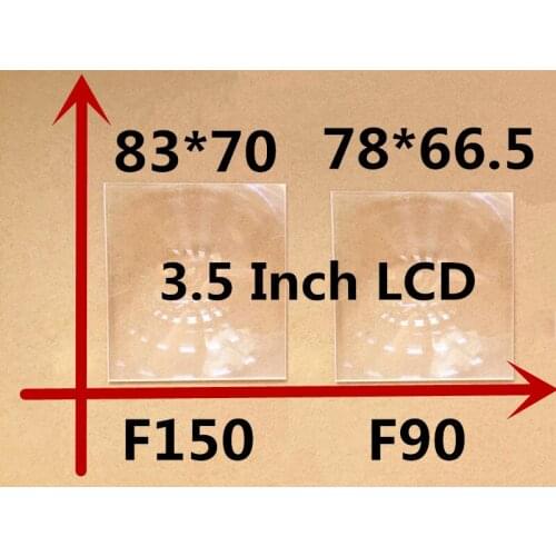 2pcs Free shipping professional projector fresnel lens with HD fine groove pitch for 3.5 inch DIY projector kit Fresnel Lens