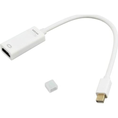 200pcs Mini DP Male to HDMI-compatible 1.4 Female Adapter Cable HD 1080 Displayport Converter Switcher For Mac Macbook Pro