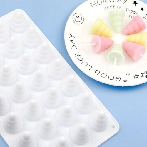 28 Multi-purpose Silicone Cake Mold Crispy Sweet Tube Mold with 30 Sticks Xg207