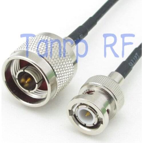 8'' 8in N male plug to BNC male RF connector adapter 20CM Pigtail coaxial jumper cable RG174 extension cord